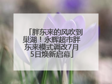 胖东来的风吹到巢湖！永辉超市胖东来模式调改7月5日焕新启幕